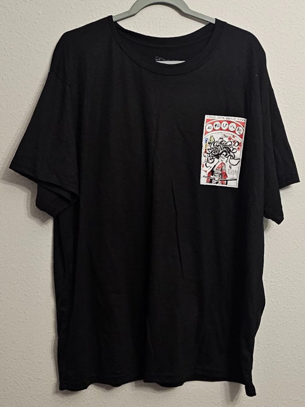 2 Monkeys Tokyo Japan Savage Vibes Graphic T-Shirt Black Men’s 2XL